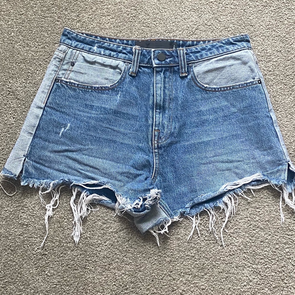 Alexander Wang x Denim Bite Two Tone Jean Shorts